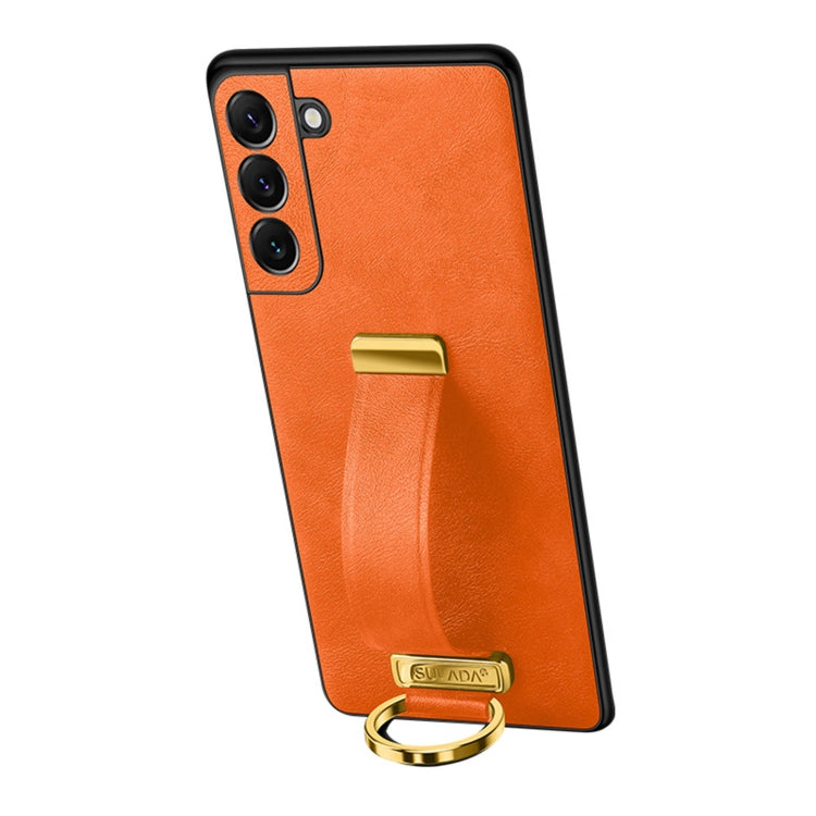 For Samsung Galaxy S22+ 5G SULADA Cool Series PC + Leather Texture Skin Feel Shockproof Phone Case