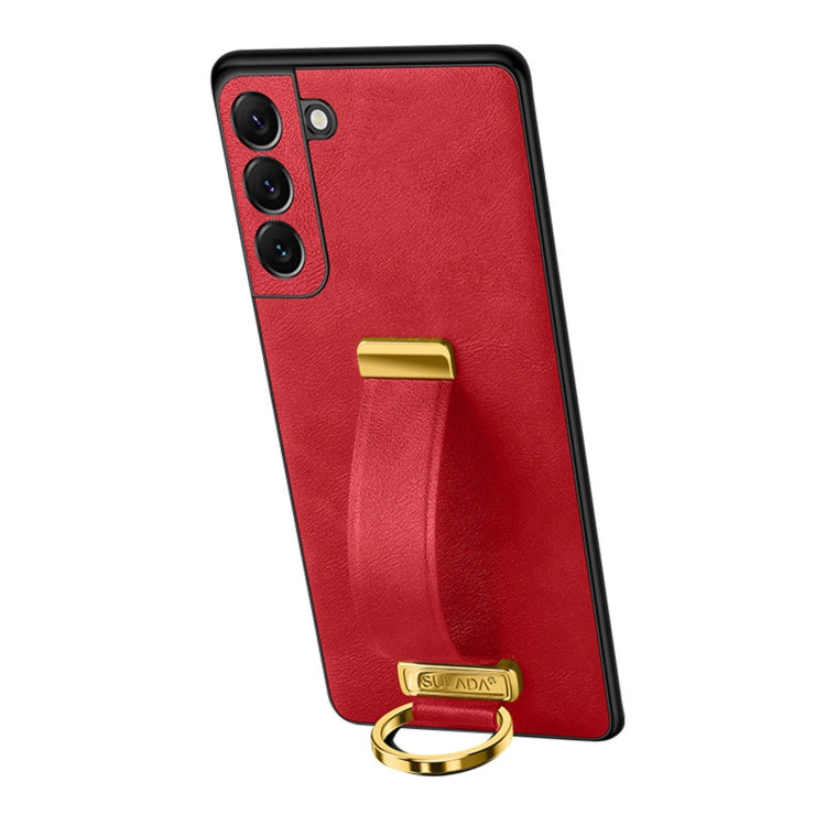 For Samsung Galaxy S22+ 5G SULADA Cool Series PC + Leather Texture Skin Feel Shockproof Phone Case
