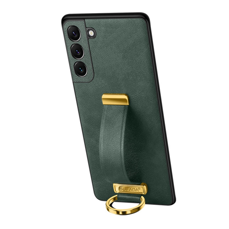 For Samsung Galaxy S22+ 5G SULADA Cool Series PC + Leather Texture Skin Feel Shockproof Phone Case