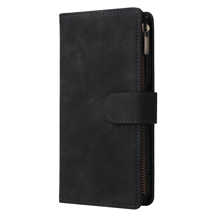 For Xiaomi Redmi Note 11 Pro International Multifunctional Frosted Zipper Wallet Leather Phone Case