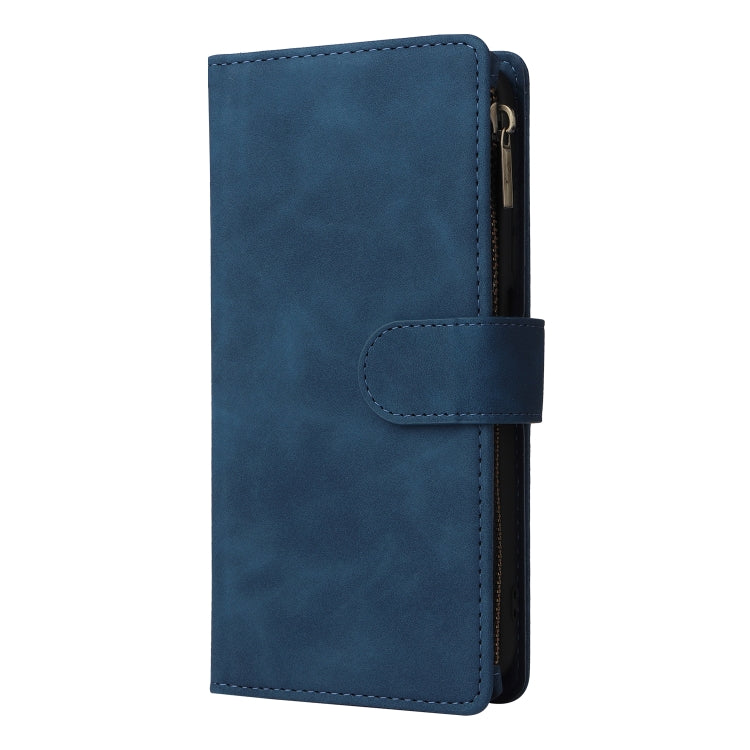 For Xiaomi Redmi Note 11 Pro International Multifunctional Frosted Zipper Wallet Leather Phone Case