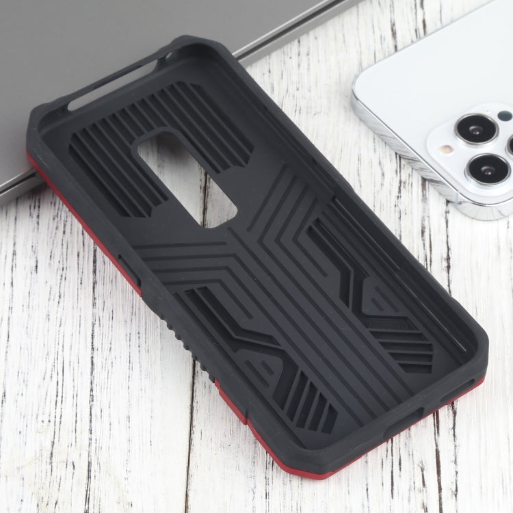 For vivo V17 Pro Vanguard Lanyard Kickstand TPU + PC Phone Case