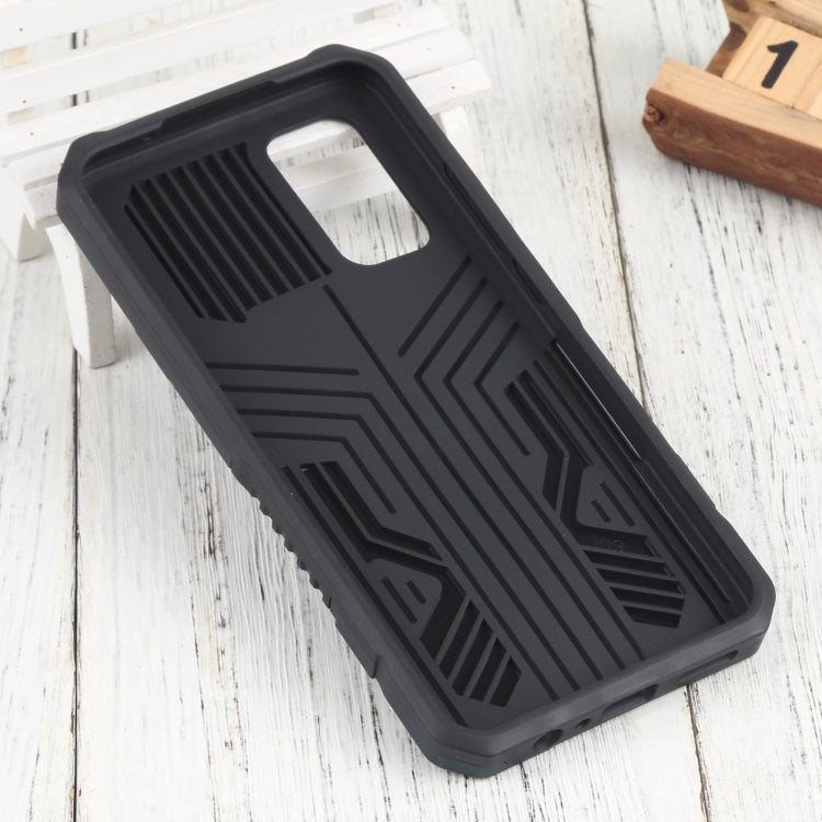 For vivo V19 Indonesia Vanguard Lanyard Kickstand TPU + PC Phone Case