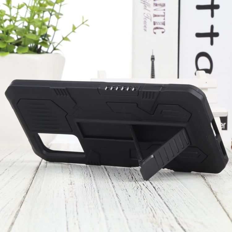 For vivo V21 Vanguard Lanyard Kickstand TPU + PC Phone Case