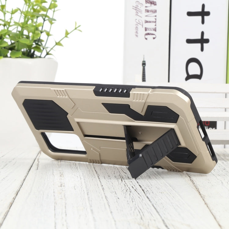 For vivo V21 Vanguard Lanyard Kickstand TPU + PC Phone Case