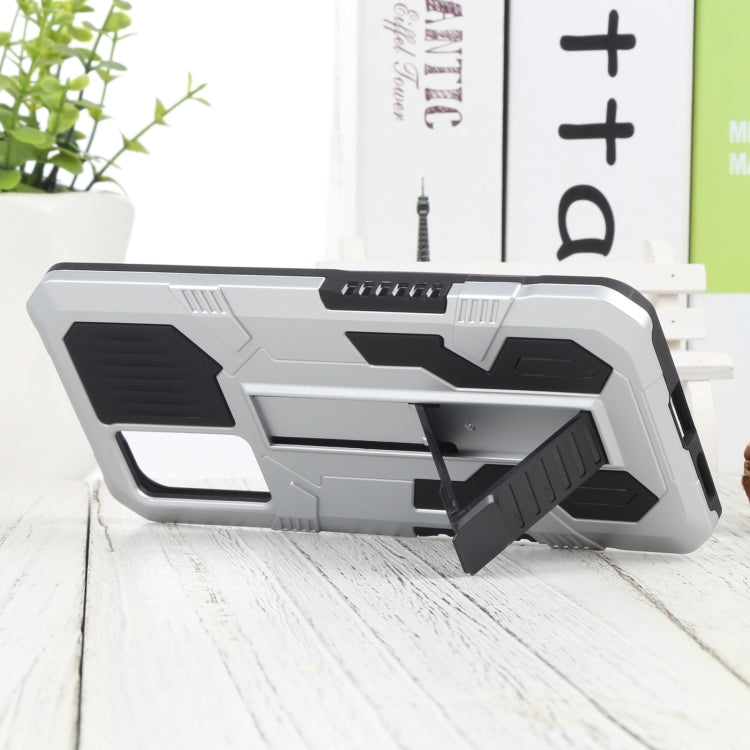 For vivo V21 Vanguard Lanyard Kickstand TPU + PC Phone Case