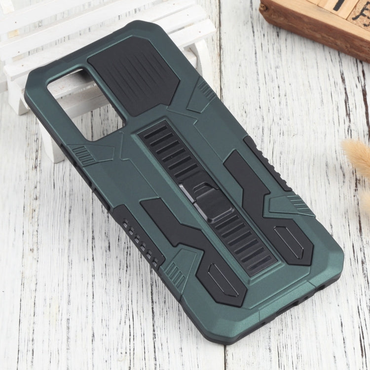 For vivo V21e Vanguard Lanyard Kickstand TPU + PC Phone Case