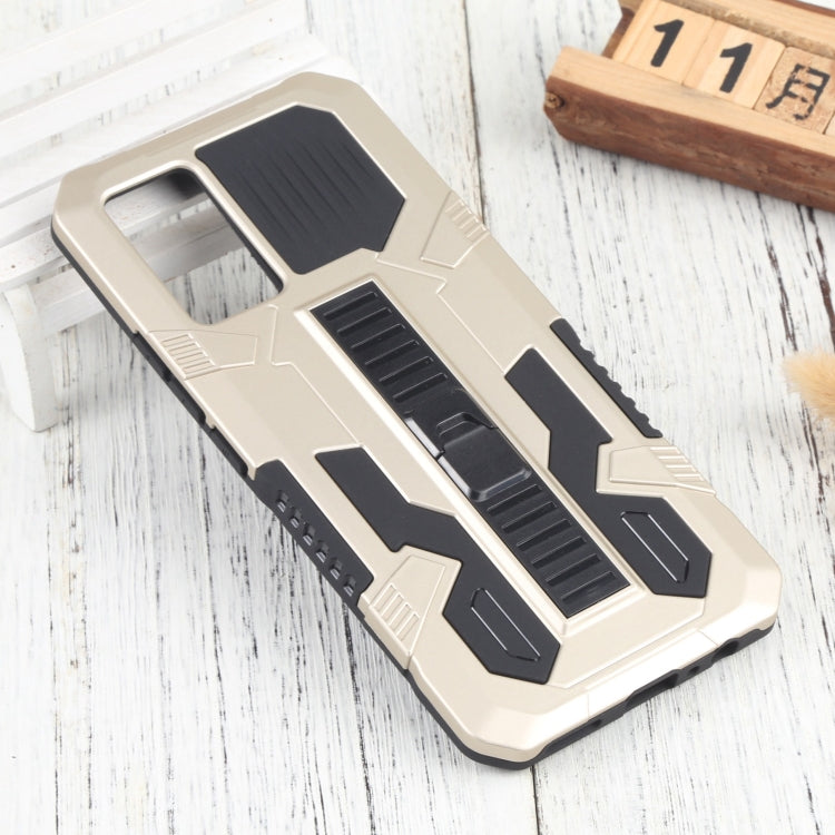 For vivo V21e Vanguard Lanyard Kickstand TPU + PC Phone Case