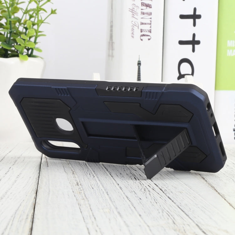 For vivo Y19 Vanguard Lanyard Kickstand TPU + PC Phone Case