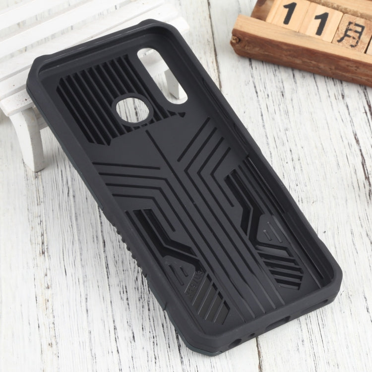 For vivo Y19 Vanguard Lanyard Kickstand TPU + PC Phone Case