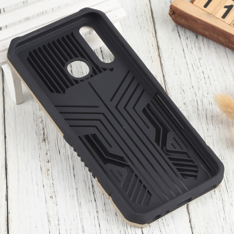 For vivo Y19 Vanguard Lanyard Kickstand TPU + PC Phone Case