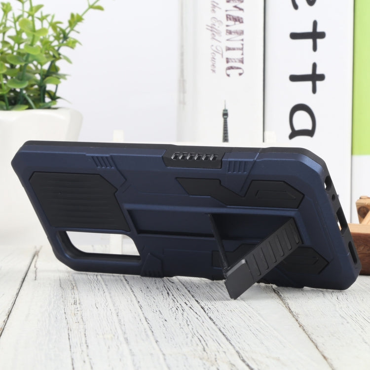 For vivo Y51 2020 December Vanguard Lanyard Kickstand TPU + PC Phone Case