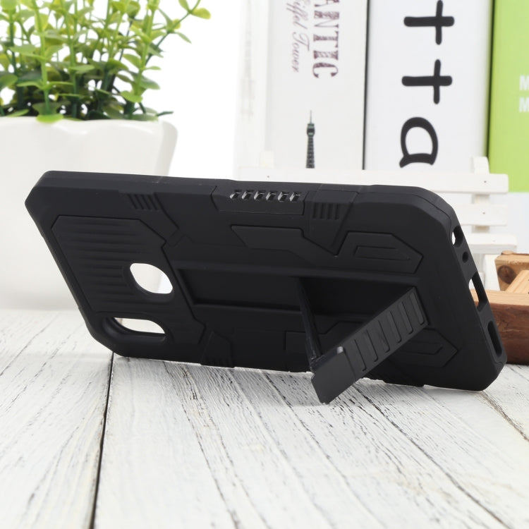 For vivo Y91 Vanguard Lanyard Kickstand TPU + PC Phone Case