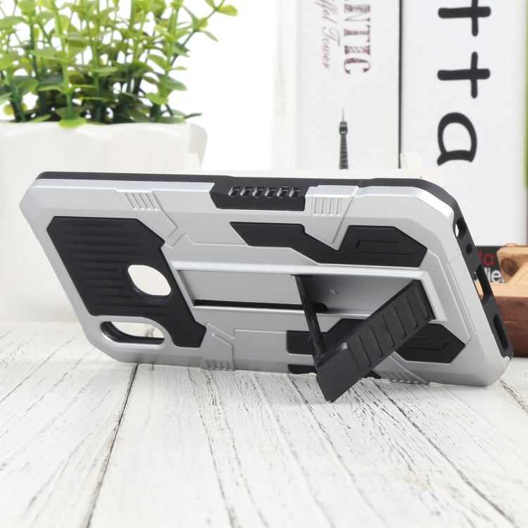 For vivo Y91 Vanguard Lanyard Kickstand TPU + PC Phone Case