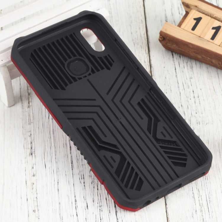 For vivo Y91i India / Y91C Vanguard Lanyard Kickstand TPU + PC Phone Case