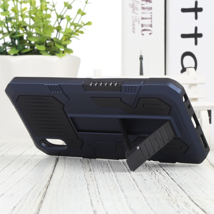 For vivo Y91i India / Y91C Vanguard Lanyard Kickstand TPU + PC Phone Case