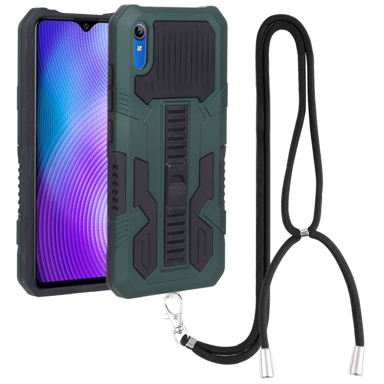 For vivo Y91i India / Y91C Vanguard Lanyard Kickstand TPU + PC Phone Case
