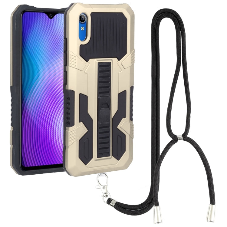 For vivo Y91i India / Y91C Vanguard Lanyard Kickstand TPU + PC Phone Case