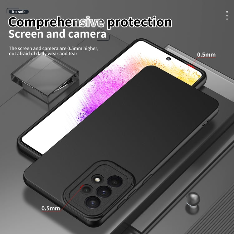 For Samsung Galaxy A73 5G Lens Protection Skin Feel TPU Phone Case