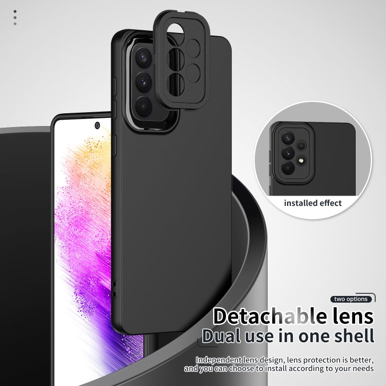 For Samsung Galaxy A73 5G Lens Protection Skin Feel TPU Phone Case