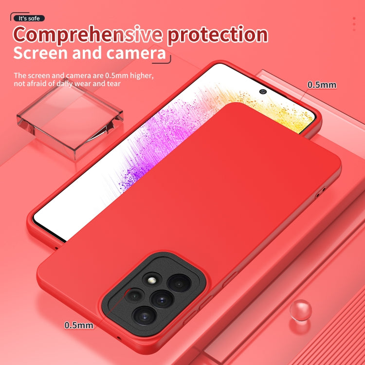 For Samsung Galaxy A73 5G Lens Protection Skin Feel TPU Phone Case