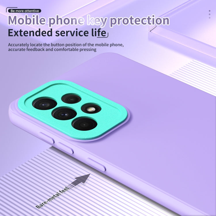 For Samsung Galaxy A73 5G Lens Protection Skin Feel TPU Phone Case