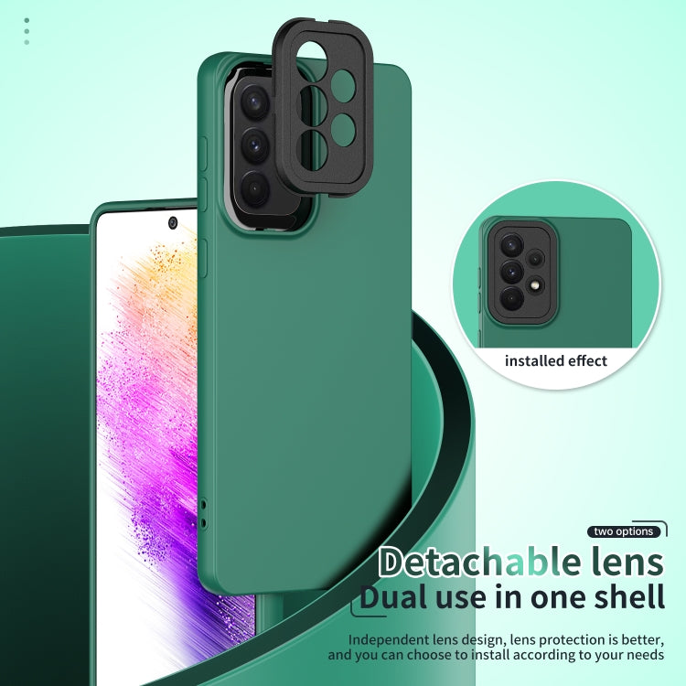 For Samsung Galaxy A73 5G Lens Protection Skin Feel TPU Phone Case