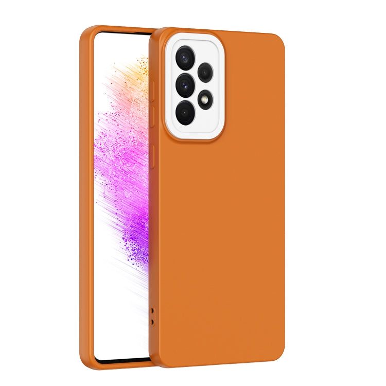 For Samsung Galaxy A73 5G Lens Protection Skin Feel TPU Phone Case