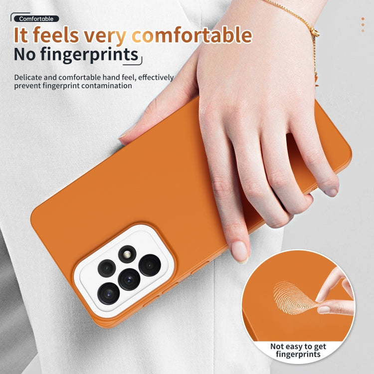 For Samsung Galaxy A73 5G Lens Protection Skin Feel TPU Phone Case