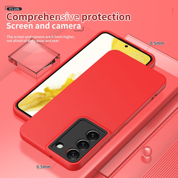 For Samsung Galaxy S22+ 5G Lens Protection Skin Feel TPU Phone Case