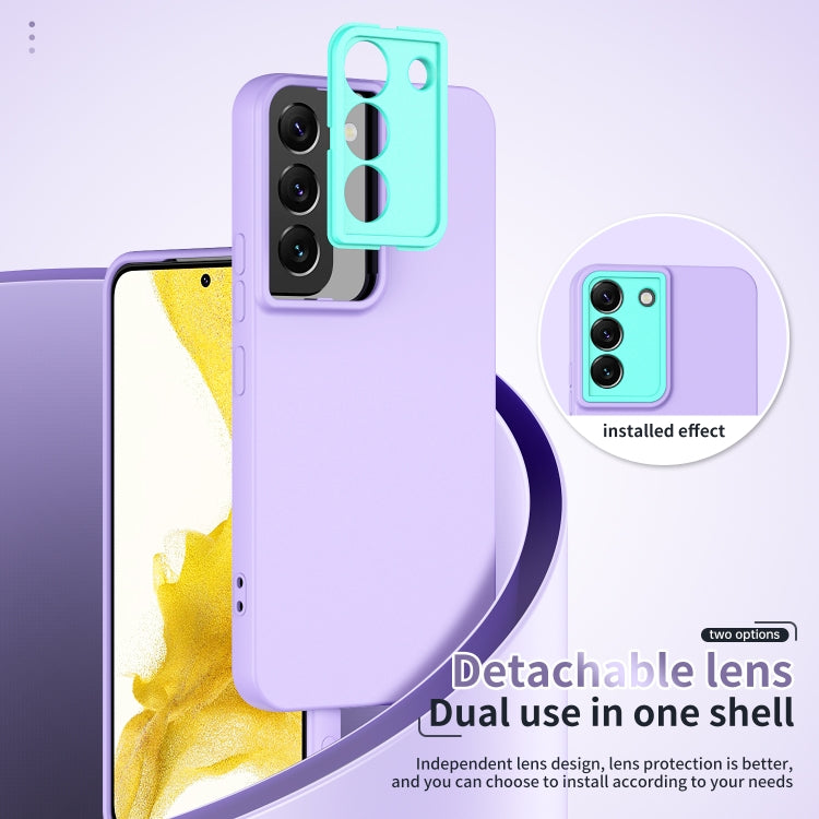 For Samsung Galaxy S22+ 5G Lens Protection Skin Feel TPU Phone Case