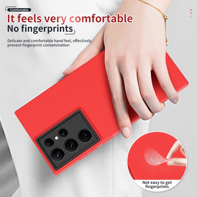 For Samsung Galaxy S22 Ultra 5G Lens Protection Skin Feel TPU Phone Case