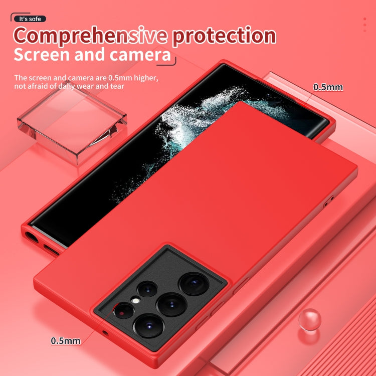 For Samsung Galaxy S22 Ultra 5G Lens Protection Skin Feel TPU Phone Case