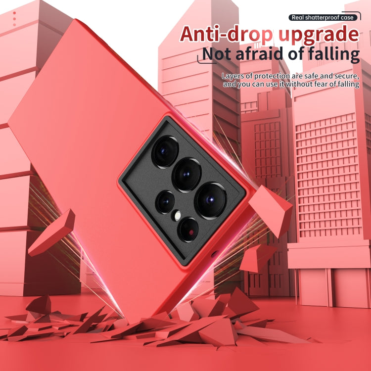 For Samsung Galaxy S22 Ultra 5G Lens Protection Skin Feel TPU Phone Case