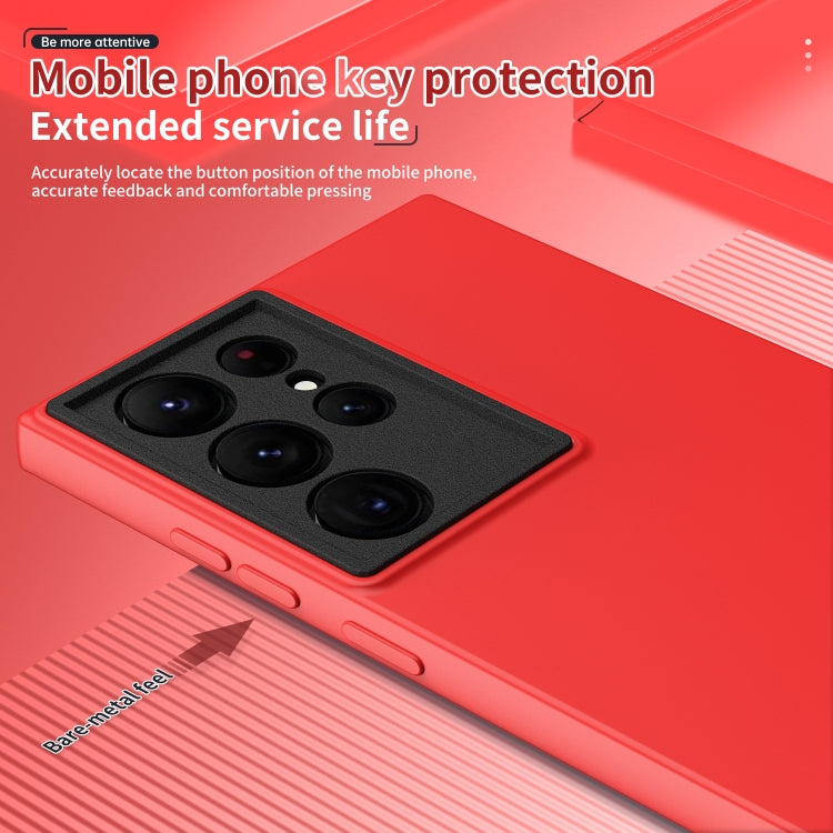 For Samsung Galaxy S22 Ultra 5G Lens Protection Skin Feel TPU Phone Case