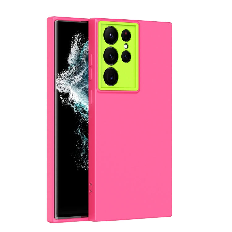 For Samsung Galaxy S22 Ultra 5G Lens Protection Skin Feel TPU Phone Case