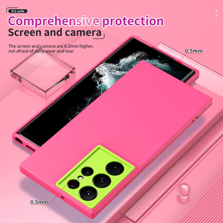 For Samsung Galaxy S22 Ultra 5G Lens Protection Skin Feel TPU Phone Case