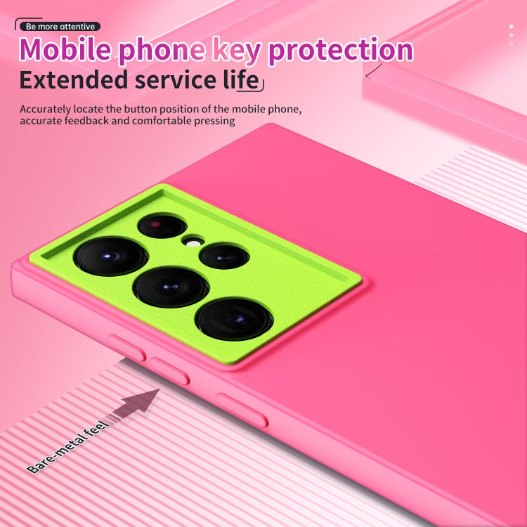 For Samsung Galaxy S22 Ultra 5G Lens Protection Skin Feel TPU Phone Case