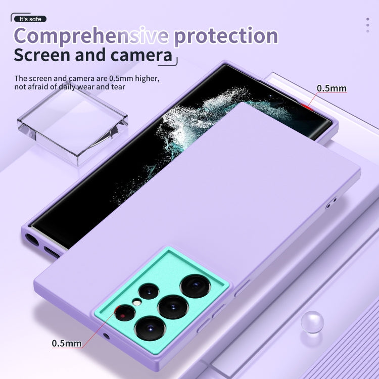 For Samsung Galaxy S22 Ultra 5G Lens Protection Skin Feel TPU Phone Case