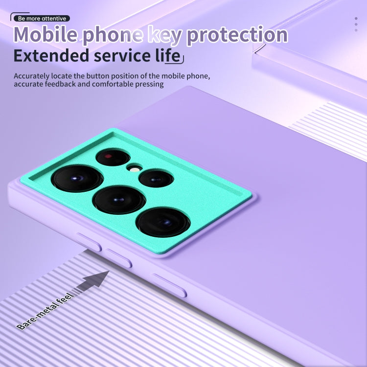 For Samsung Galaxy S22 Ultra 5G Lens Protection Skin Feel TPU Phone Case