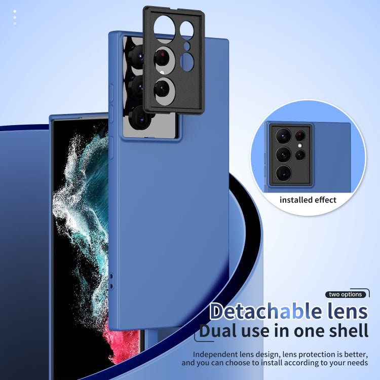 For Samsung Galaxy S22 Ultra 5G Lens Protection Skin Feel TPU Phone Case