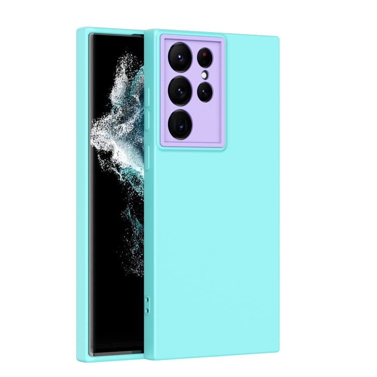 For Samsung Galaxy S22 Ultra 5G Lens Protection Skin Feel TPU Phone Case