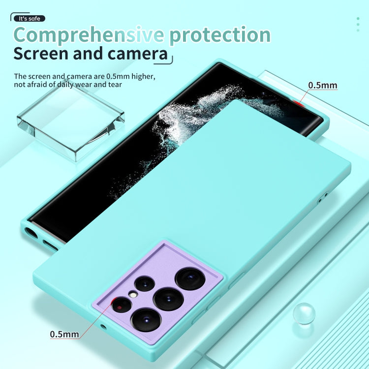 For Samsung Galaxy S22 Ultra 5G Lens Protection Skin Feel TPU Phone Case