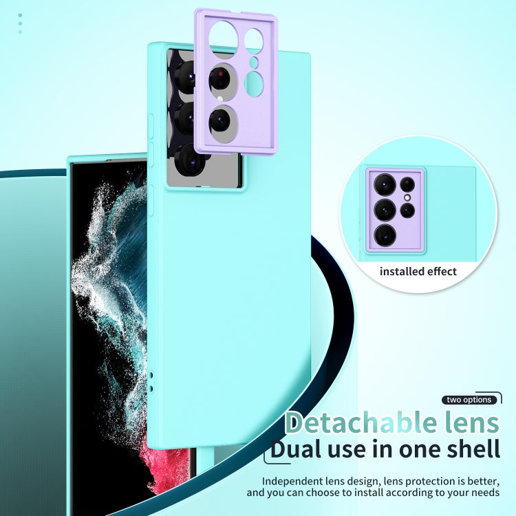 For Samsung Galaxy S22 Ultra 5G Lens Protection Skin Feel TPU Phone Case