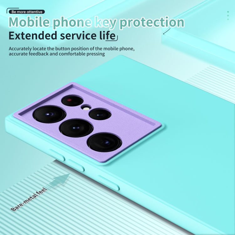 For Samsung Galaxy S22 Ultra 5G Lens Protection Skin Feel TPU Phone Case