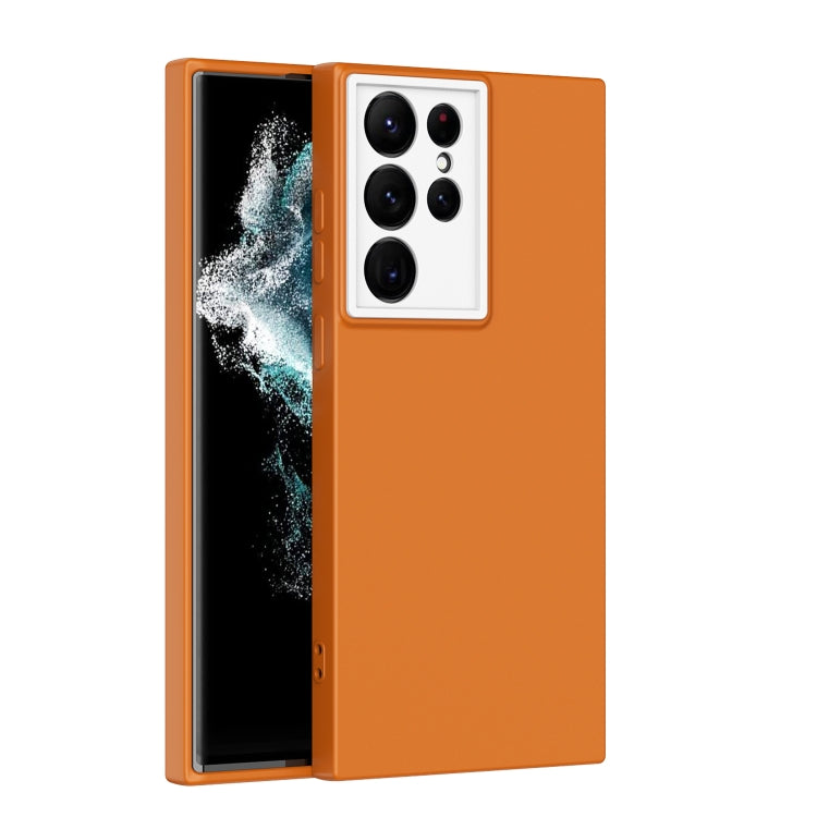 For Samsung Galaxy S22 Ultra 5G Lens Protection Skin Feel TPU Phone Case