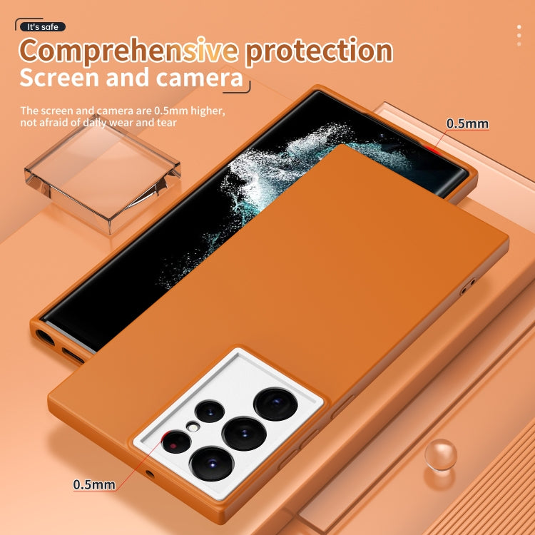 For Samsung Galaxy S22 Ultra 5G Lens Protection Skin Feel TPU Phone Case