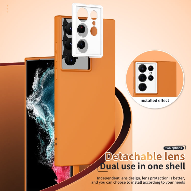 For Samsung Galaxy S22 Ultra 5G Lens Protection Skin Feel TPU Phone Case
