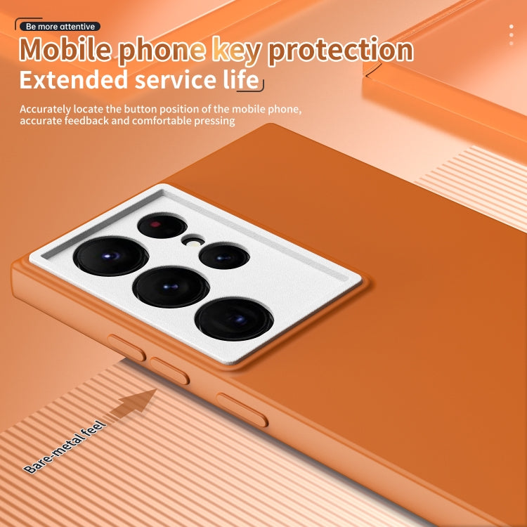 For Samsung Galaxy S22 Ultra 5G Lens Protection Skin Feel TPU Phone Case