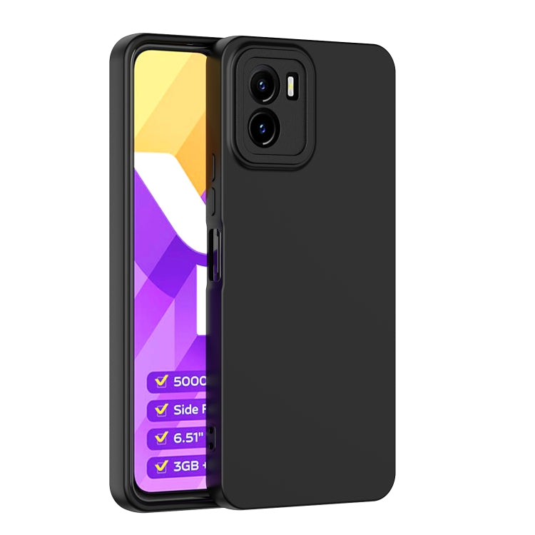 For vivo Y15s Lens Protection Skin Feel TPU Phone Case